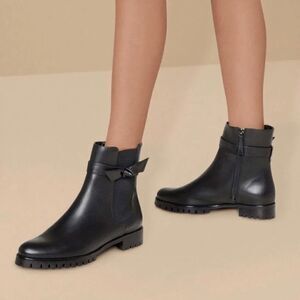 Alexandre Birman Clarita Rain Waterproof Black Bootie size 41.5